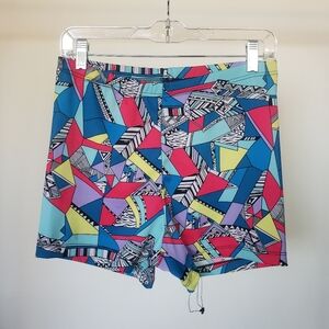 Balera geometric dance shorts